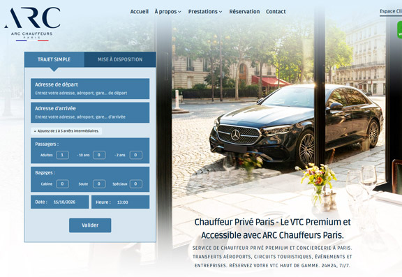 ARC Chauffeurs Paris